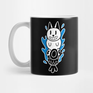 Cat Fish Splash Mug